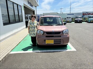 アルト　納車させて頂きました！